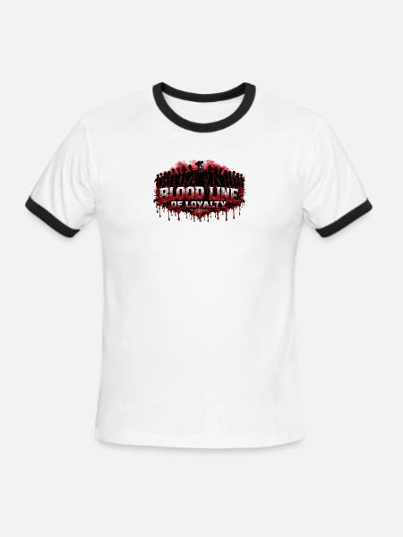 Bloodline of Loyalty - Men's Ringer T-Shirt - white/black