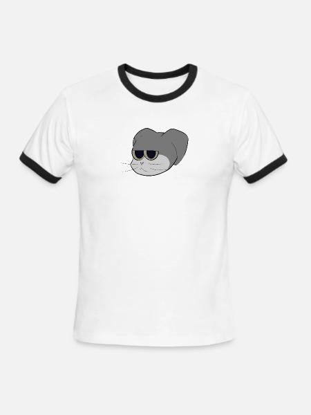 Ketos - Men's Ringer T-Shirt - white/black