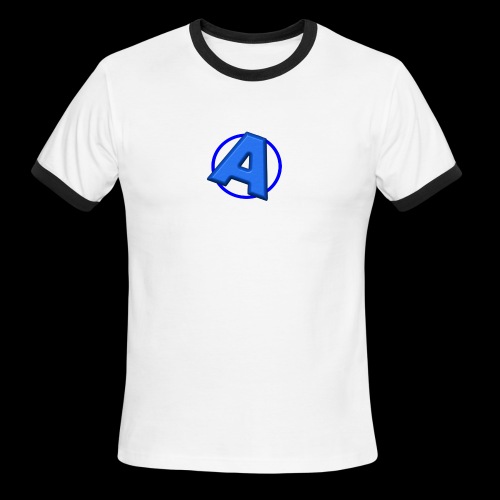 Awesomegamer Logo - Men's Ringer T-Shirt