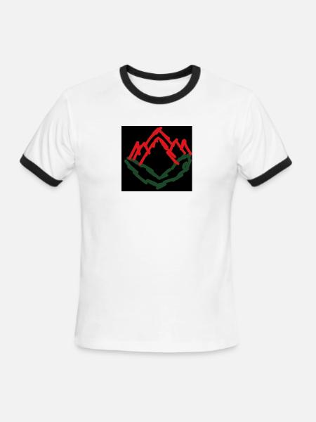 IMG_0129 - Men's Ringer T-Shirt - white/black