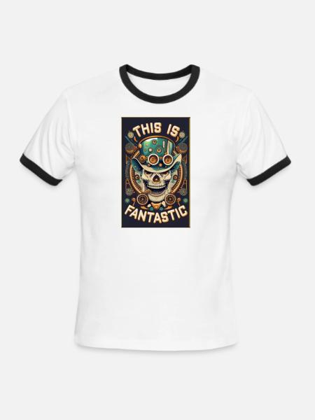 This is Fantastic - Men's Ringer T-Shirt - white/black