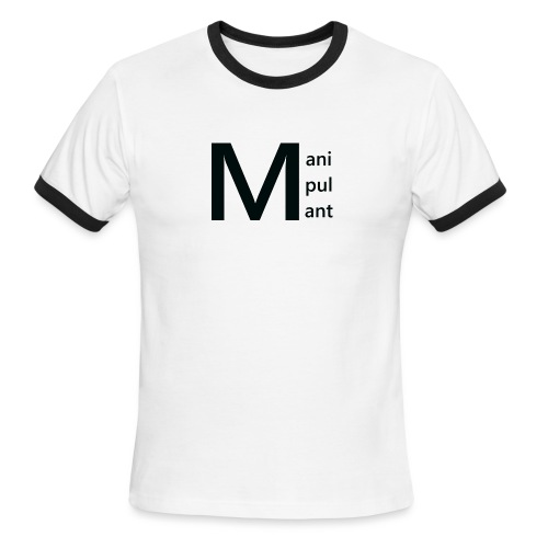 Manipulant Logo - Men's Ringer T-Shirt