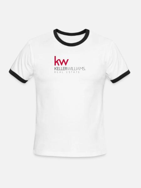 KellerWilliams_RealEstate - Men's Ringer T-Shirt - white/black
