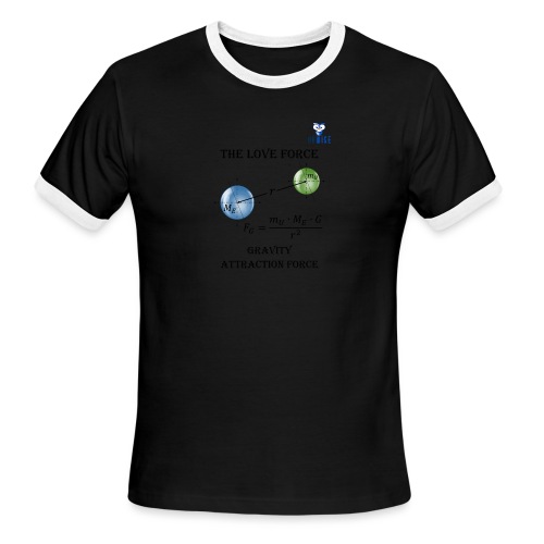 Newton Gravity MuMeG with UBWise logo - Men's Ringer T-Shirt
