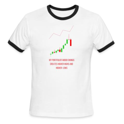 Technical Analysis Trading T-Shirt| Sarcastic - Men's Ringer T-Shirt