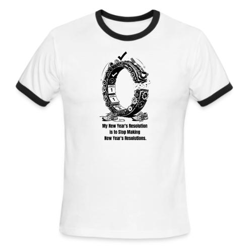 The Resolution Loop - Sarcastic New Year's T-Shirt - Men's Ringer T-Shirt