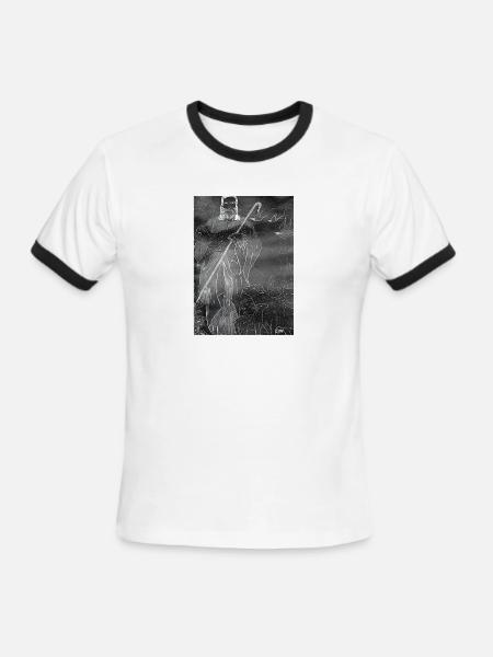 Good Shepherd - Dark Image - Men's Ringer T-Shirt - white/black
