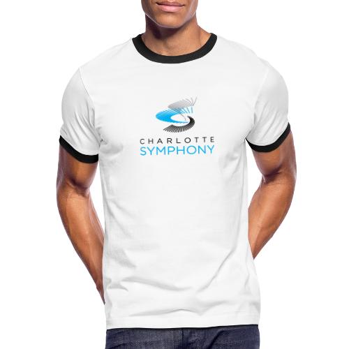 CSO Charlotte Symphony official logo (Black) - Men's Ringer T-Shirt