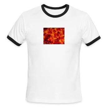 Revenge Hell. - Men's Ringer T-Shirt - white/black - Front - Jackson (183cm)