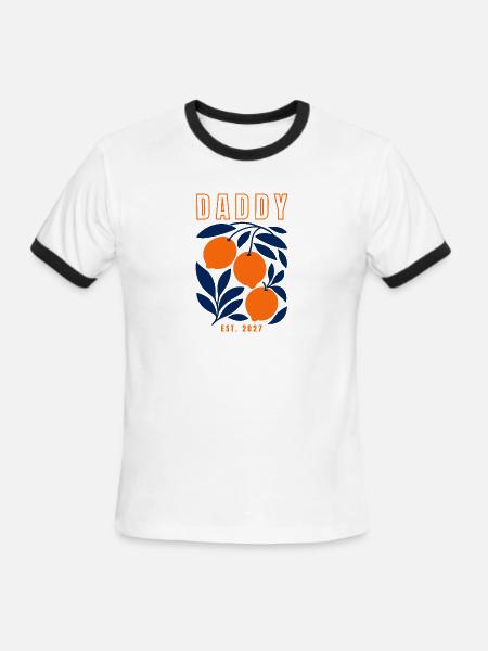 Daddy 2027 - Men's Ringer T-Shirt - white/black
