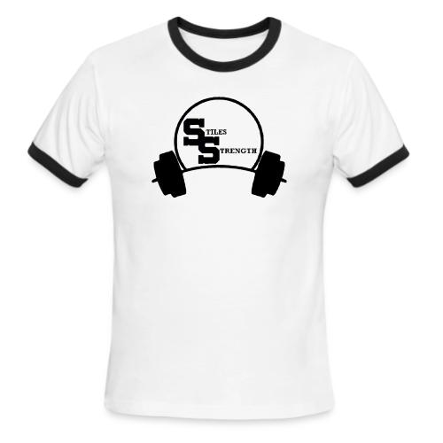 Stiles Strength BARBELL Merch - Men's Ringer T-Shirt