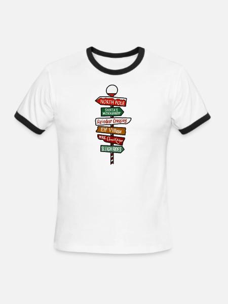 Signs of Imagination Collection. - Men's Ringer T-Shirt - white/black