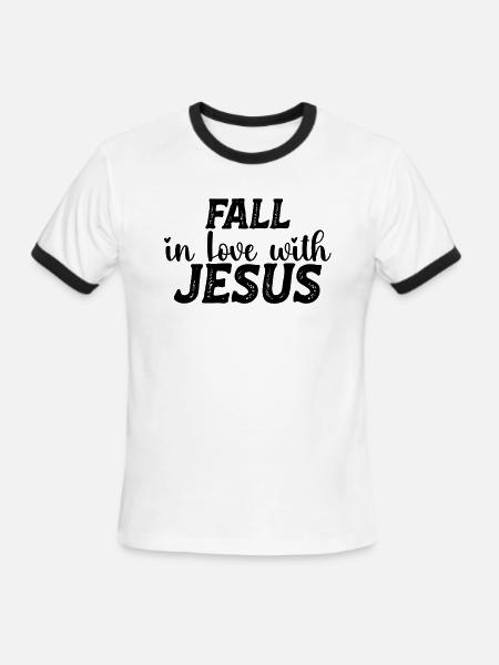 Please provide design image - Men's Ringer T-Shirt - white/black