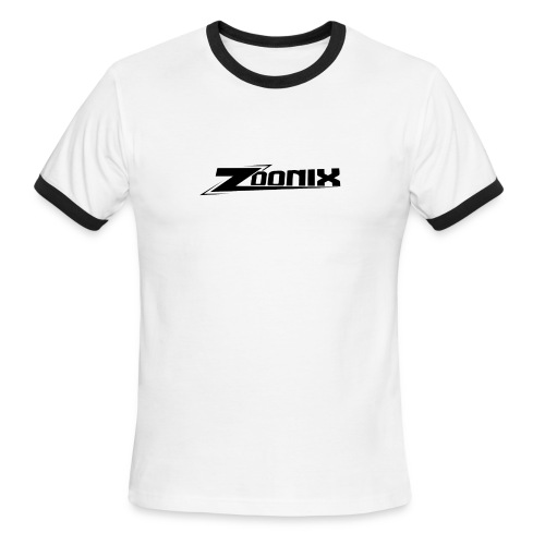 Black Logo - Men's Ringer T-Shirt