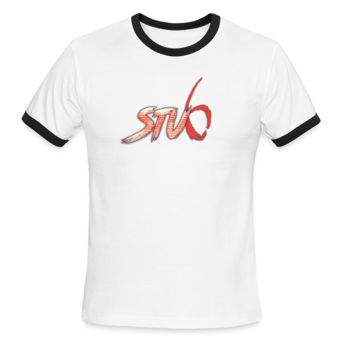 STU6 Logo T-Shirt - Men's Ringer T-Shirt