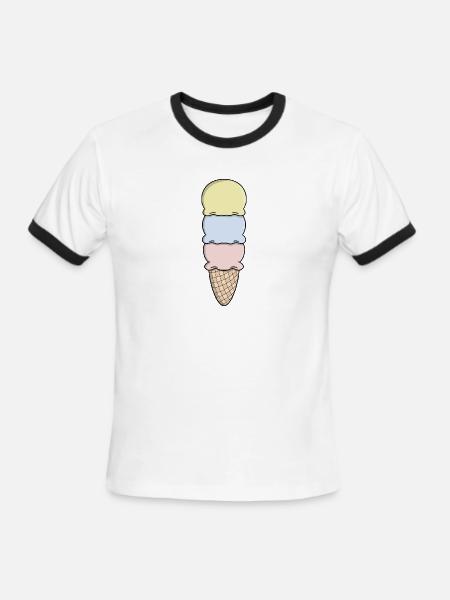 Sweet Dreams and Good Days - Men's Ringer T-Shirt - white/black