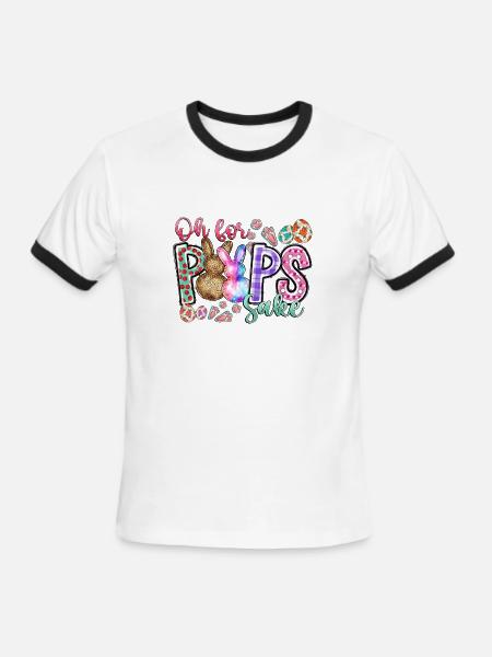 Oh For Poops Sake - Men's Ringer T-Shirt - white/black