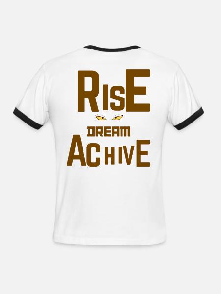 Visionary Ambition - Men's Ringer T-Shirt - white/black