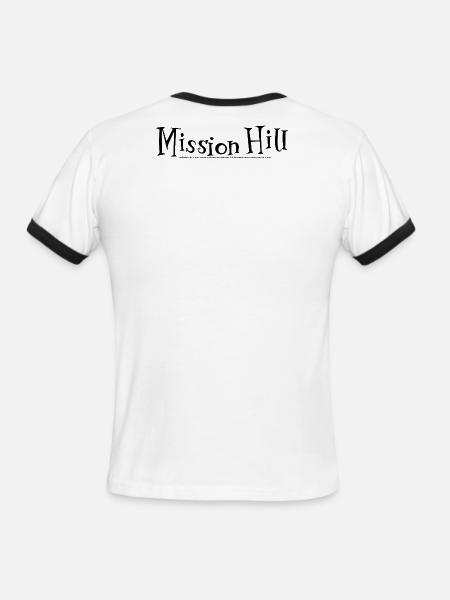 Mission Hill Women's T-Shirts - Men's Ringer T-Shirt - white/black