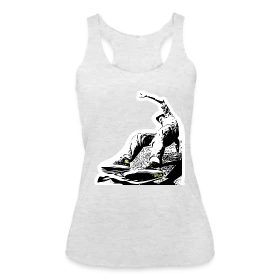 The Mountain - Women's Tri-Blend Racerback Tank