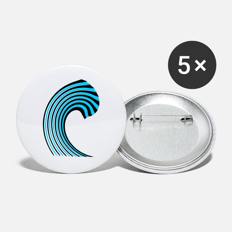 Wave Buttons & Pins | Unique Designs | Spreadshirt