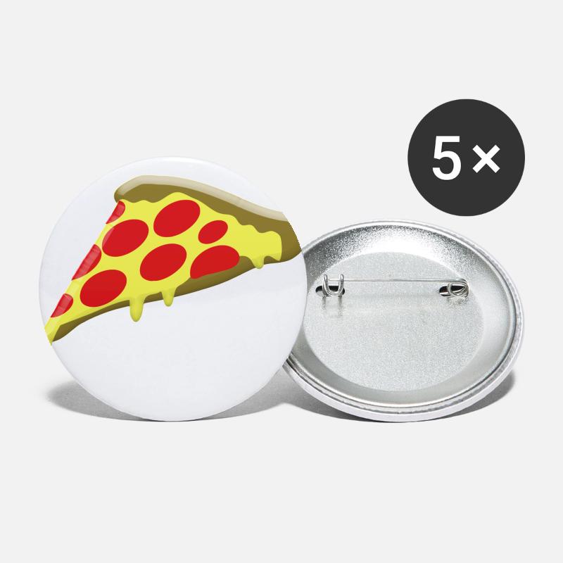 Pepperoni-pizza-slice Buttons & Pins | Unique Designs | Spreadshirt
