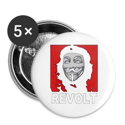 Anonymous Che Revolt Mugs & Drinkware - Buttons large 2.2'' (5-pack)