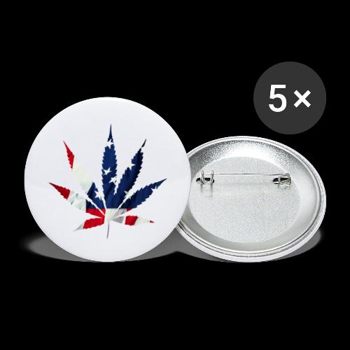 CannAmerica Men's T-Shirt - Buttons large 2.2'' (5-pack)