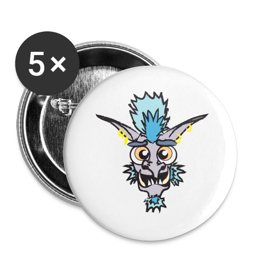 Warcraft Troll Baby - Buttons large 2.2'' (5-pack)