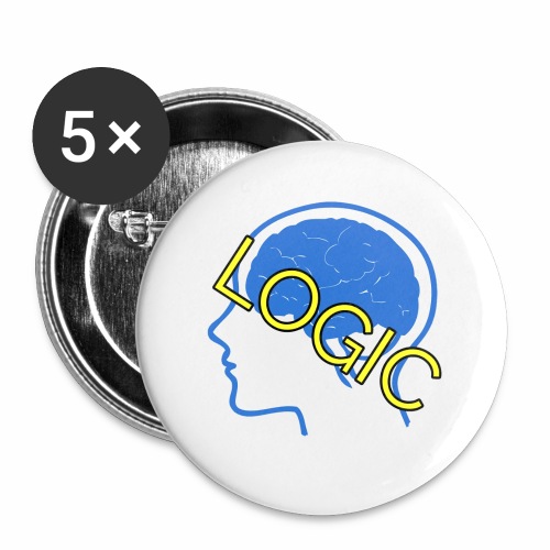 Logic - Buttons large 2.2'' (5-pack)