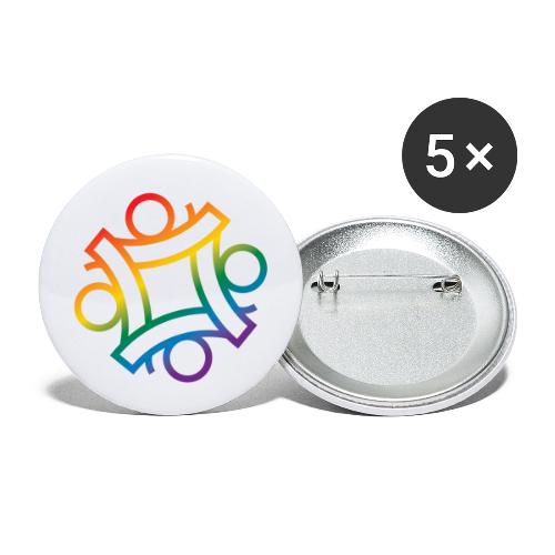 PCAC pride - Buttons large 2.2'' (5-pack)