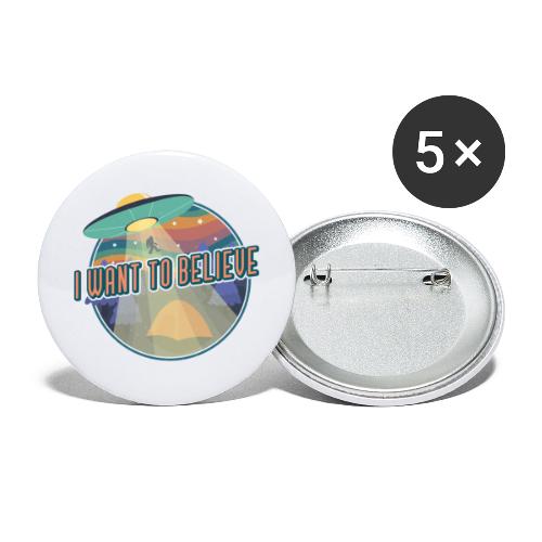 I Want To Believe - Buttons large 2.2'' (5-pack)