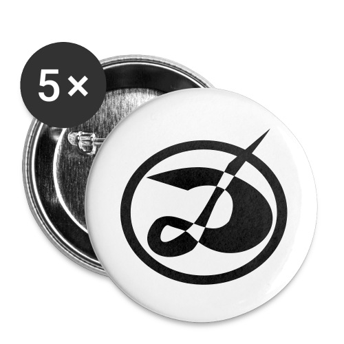 created by2 - Buttons large 2.2'' (5-pack)