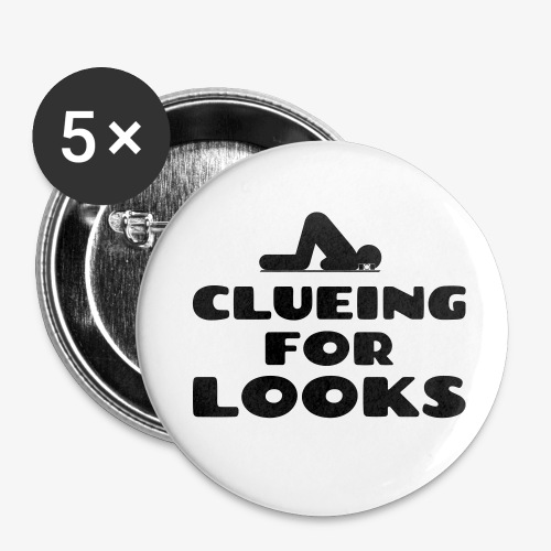 Clueing for Looks (free choice of design color) - Buttons large 2.2'' (5-pack)