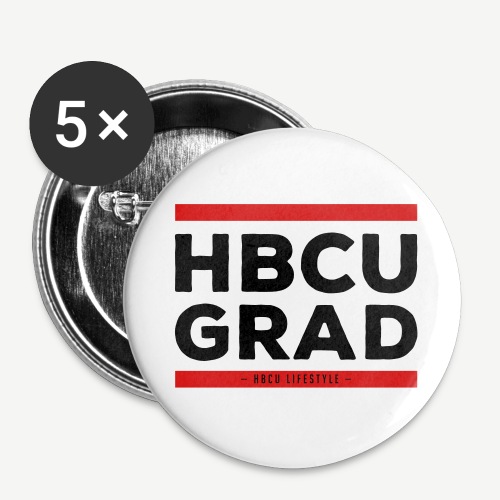 HBCU GRAD - Buttons large 2.2'' (5-pack)