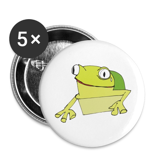 Froggy - Buttons large 2.2'' (5-pack)