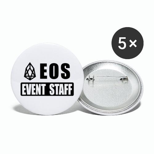 EOS STAFF FOR WHITE T-SHIRT - Buttons large 2.2'' (5-pack)