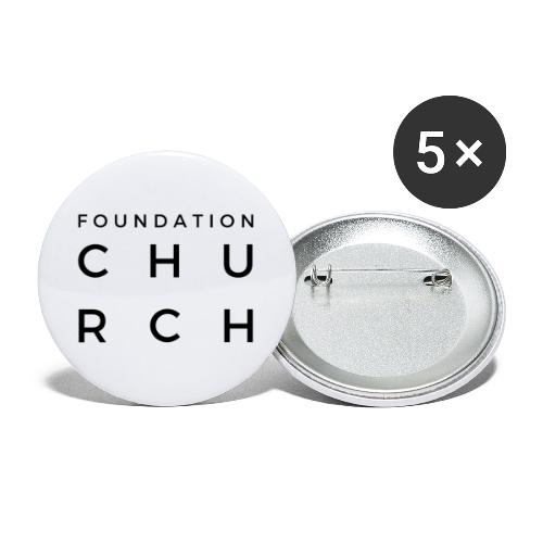 FOUNDATION CHURCH - Buttons large 2.2'' (5-pack)