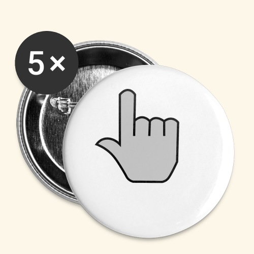 click - Buttons large 2.2'' (5-pack)