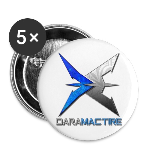 Dara Mactire V-Neck - Buttons large 2.2'' (5-pack)