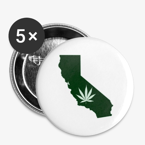 weed - Buttons large 2.2'' (5-pack)
