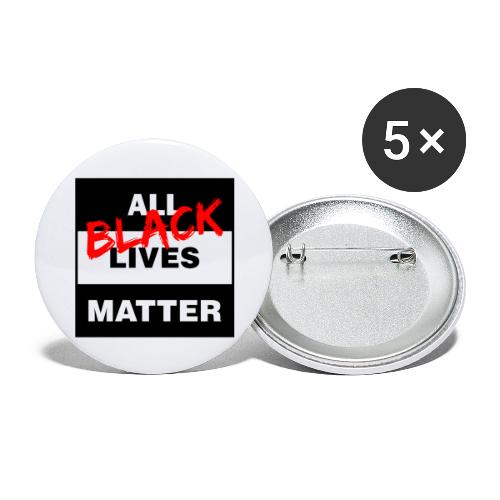 All Black Lives Matter - Buttons large 2.2'' (5-pack)