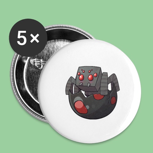 Cartoon Spider - Buttons large 2.2'' (5-pack)