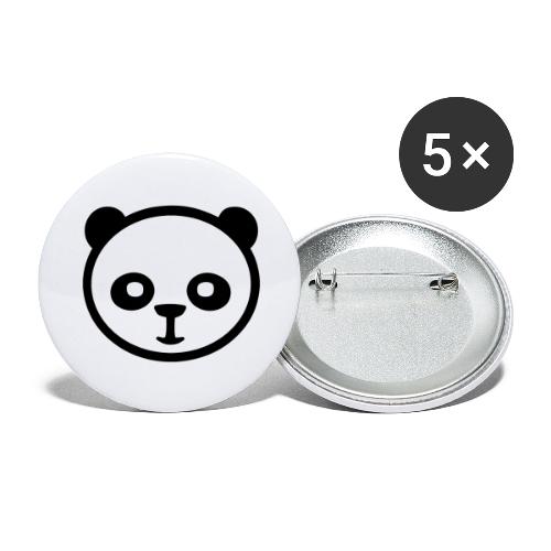 Panda bear, Big panda, Giant panda, Bamboo bear - Buttons large 2.2'' (5-pack)