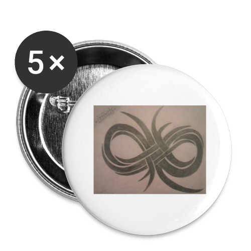Infinity - Buttons large 2.2'' (5-pack)