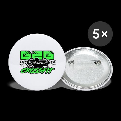 Electrifying Green Full G2G Logo - Buttons large 2.2'' (5-pack)