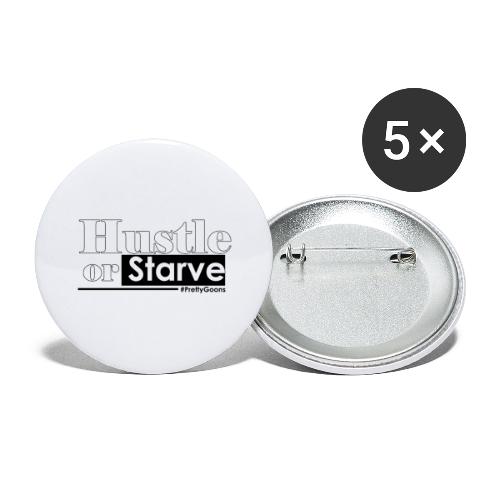 Hustle or Starve - Pretty Goons - Buttons large 2.2'' (5-pack)