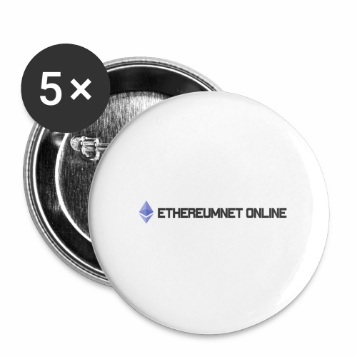 Ethereum Online light darkpng - Buttons large 2.2'' (5-pack)