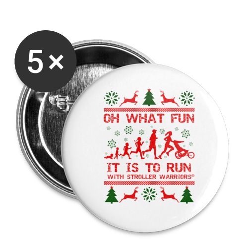 Oh What Fun 2020 3 1 - Buttons large 2.2'' (5-pack)