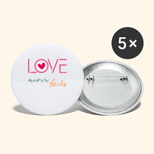 1 01 love - Buttons large 2.2'' (5-pack)